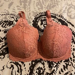 H&M pink lace bra 34F